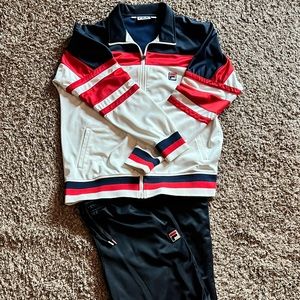 Fila suit , Red/Blue/white